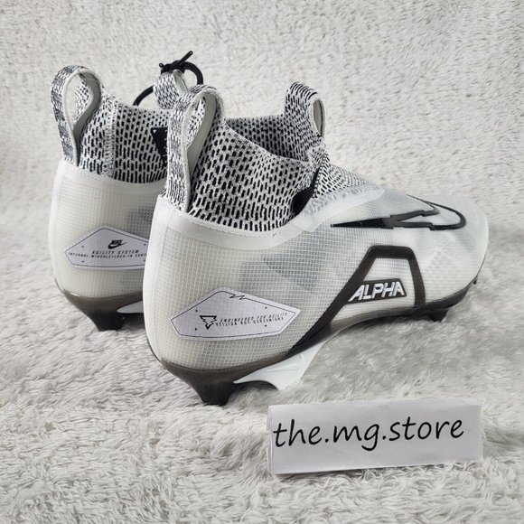 Nike Alpha Menace Elite 3 White Ghost Black Football CT6648-100 Men’s Sz 11 main image 6